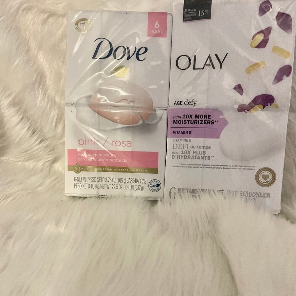 Set Olay/ Vitamin E & Dove Pink Rosa